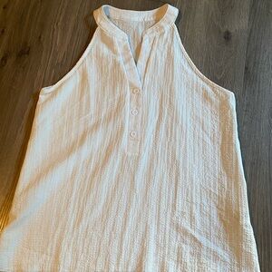 SHEIN Emery Rose size small white tank top new